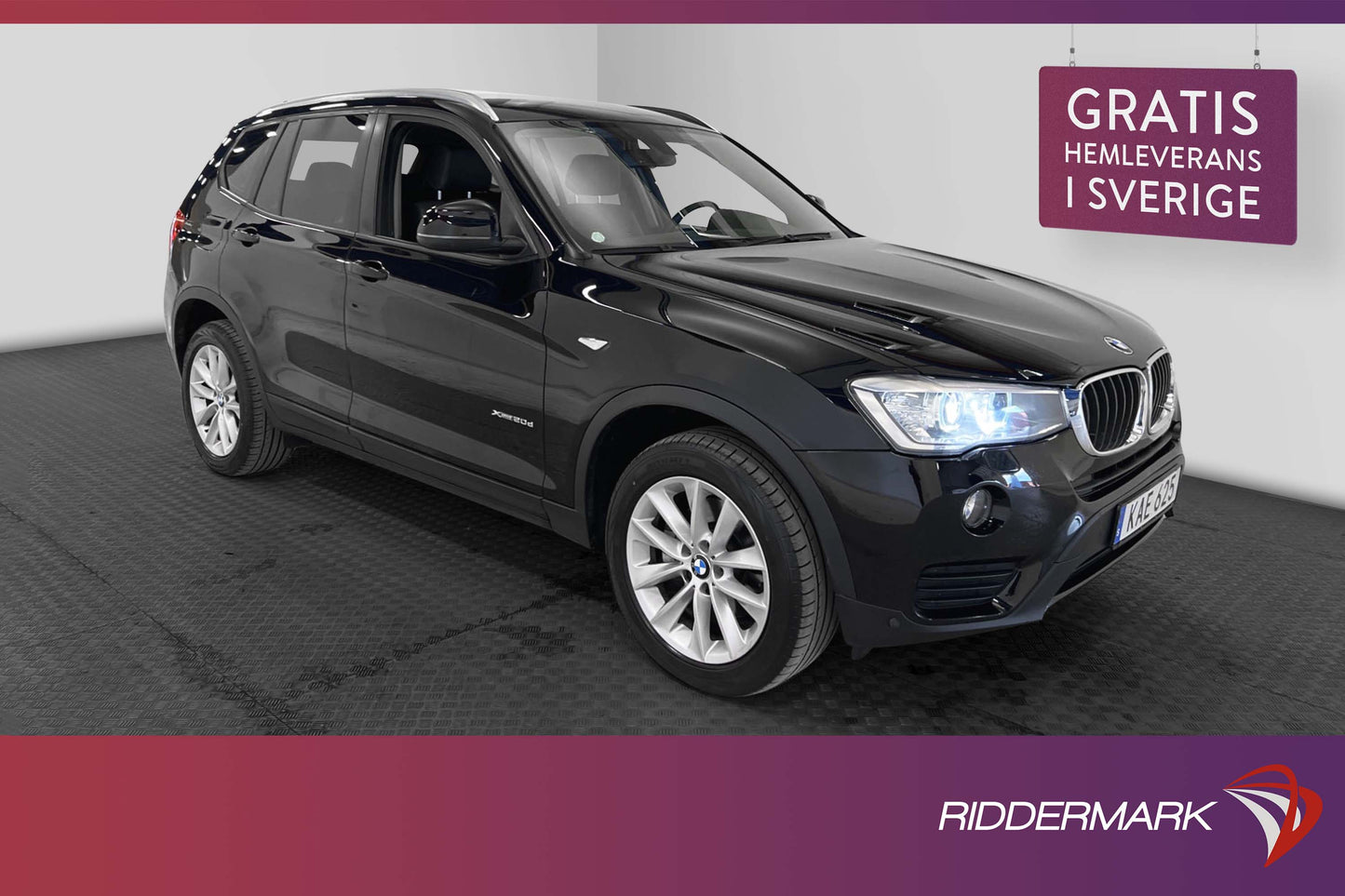 BMW X3 xDrive20d 190hk P-Sensorer Farthållare 0.47L/Mil