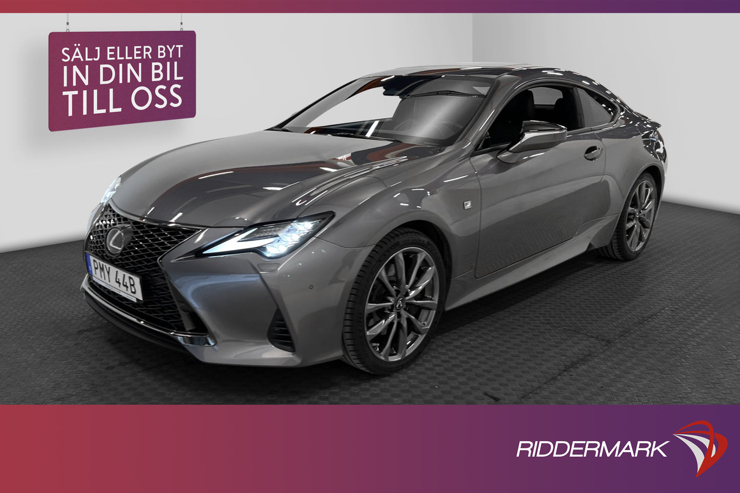 Lexus RC 300h 2.5 223hk F Sport Skinn Taklucka Navi B-Kamera