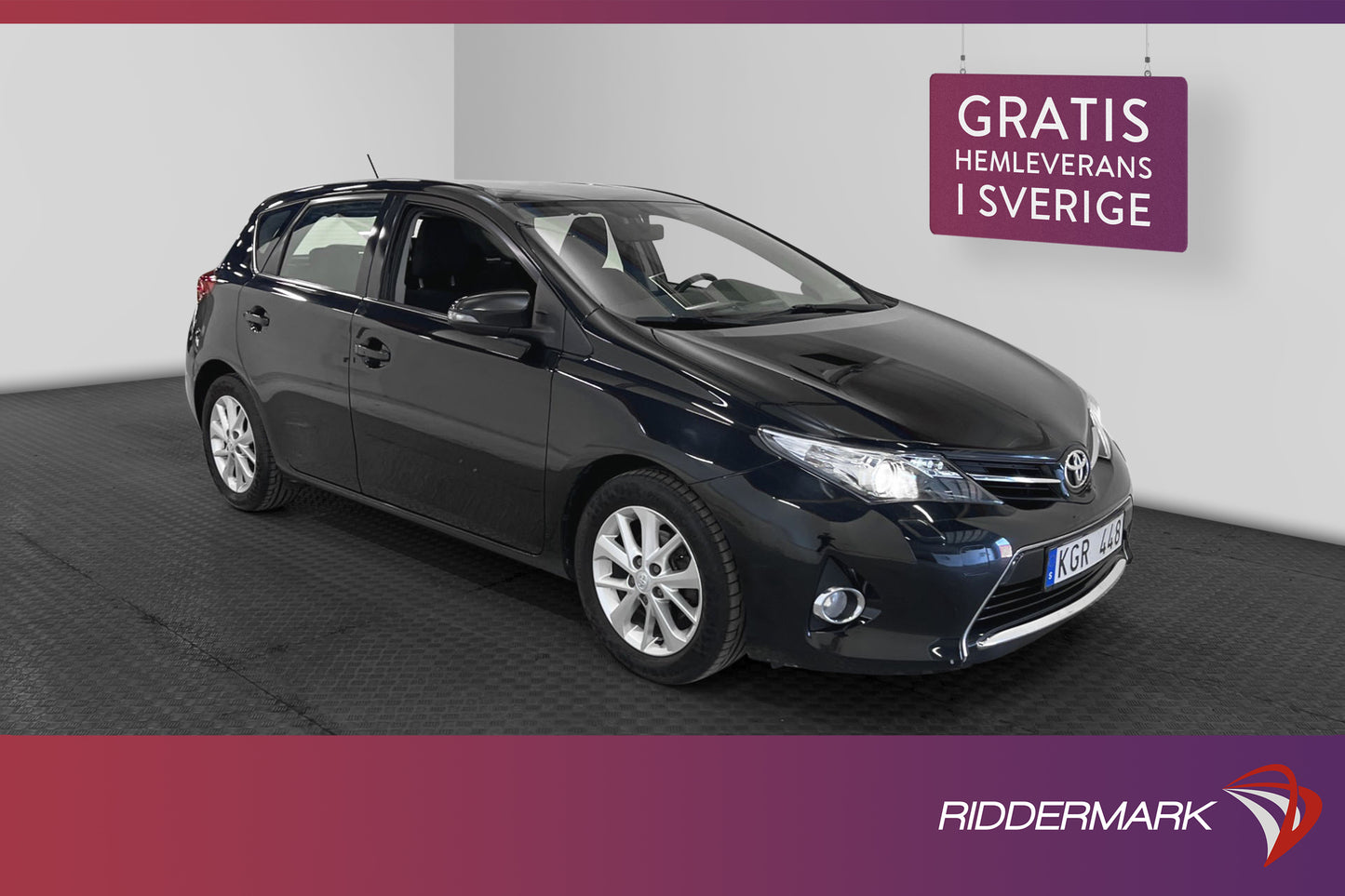 Toyota Auris 1.4 D-4D 90hk M&K-Värmare Backkamera Nyservad