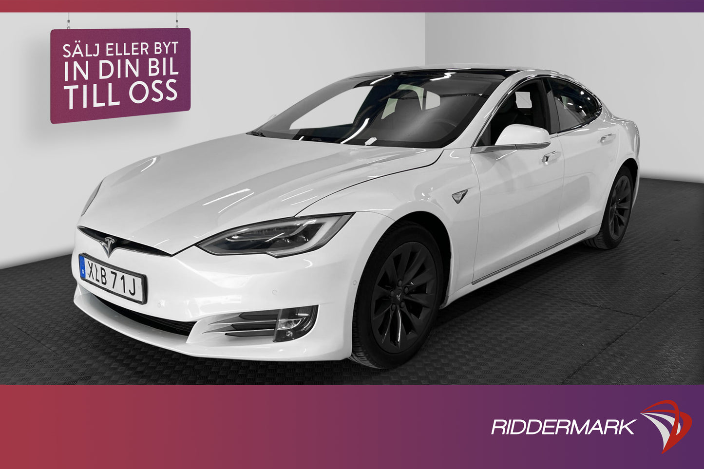 Tesla Model S 100D AWD 423hk Autopilot Svensksåld FSD