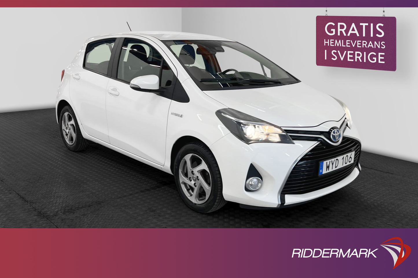 Toyota Yaris Hybrid e-CVT 101hk Kamera Välservad 0,33l/mil