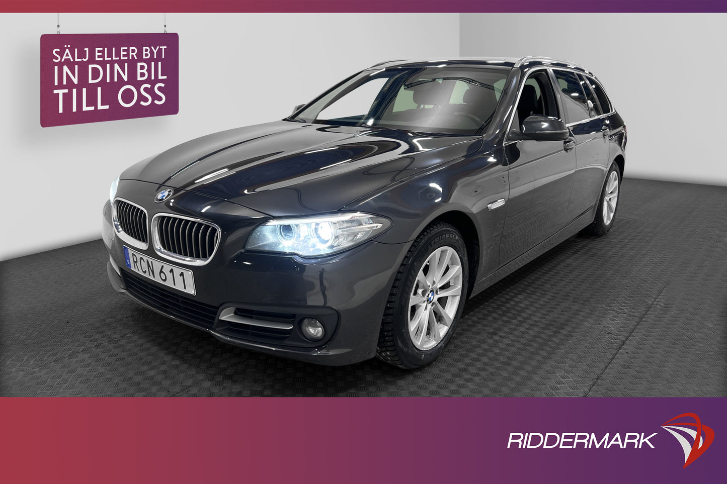 BMW 530d Touring 258hk xDrive D-värm Navi Drag Skinn