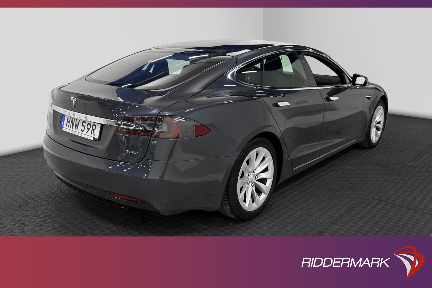 Tesla Model S 75D AWD 333hk Svensksåld Backkamera Rattvärme