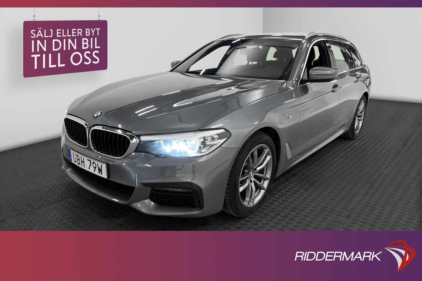 BMW 520d xDrive 190hk M-Sport Kamera HiFi Drag Disp.key MOMS