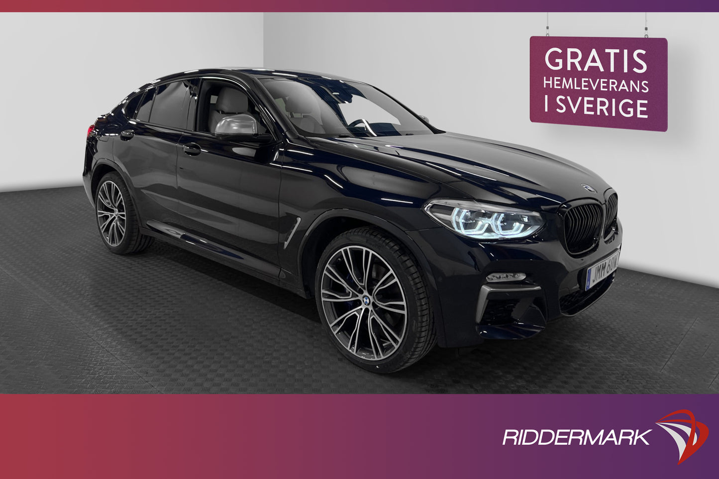 BMW X4 M40d 326hk Innovation Pano HUD H/K 360° Skinn D-värm