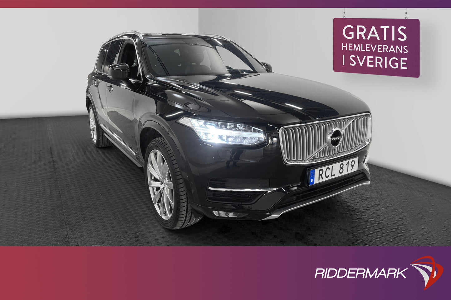 Volvo XC90 D5 AWD 225hk Inscription D-värm 7-Sits Pano B-kam