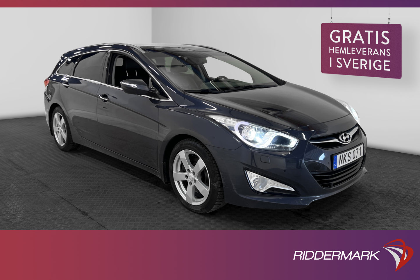 Hyundai i40 cw 1.7 CRDi 136hk Pano Skinn Keyless Navi B-Kam