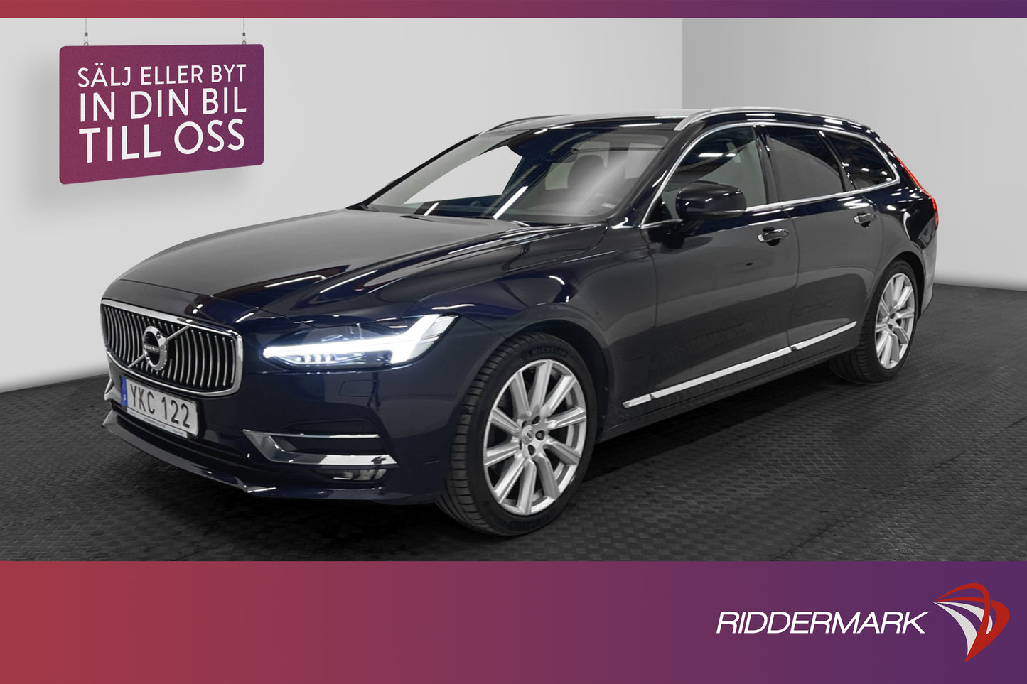 Volvo V90 D5 AWD 235hk Inscription B&W Skinn Carplay Drag