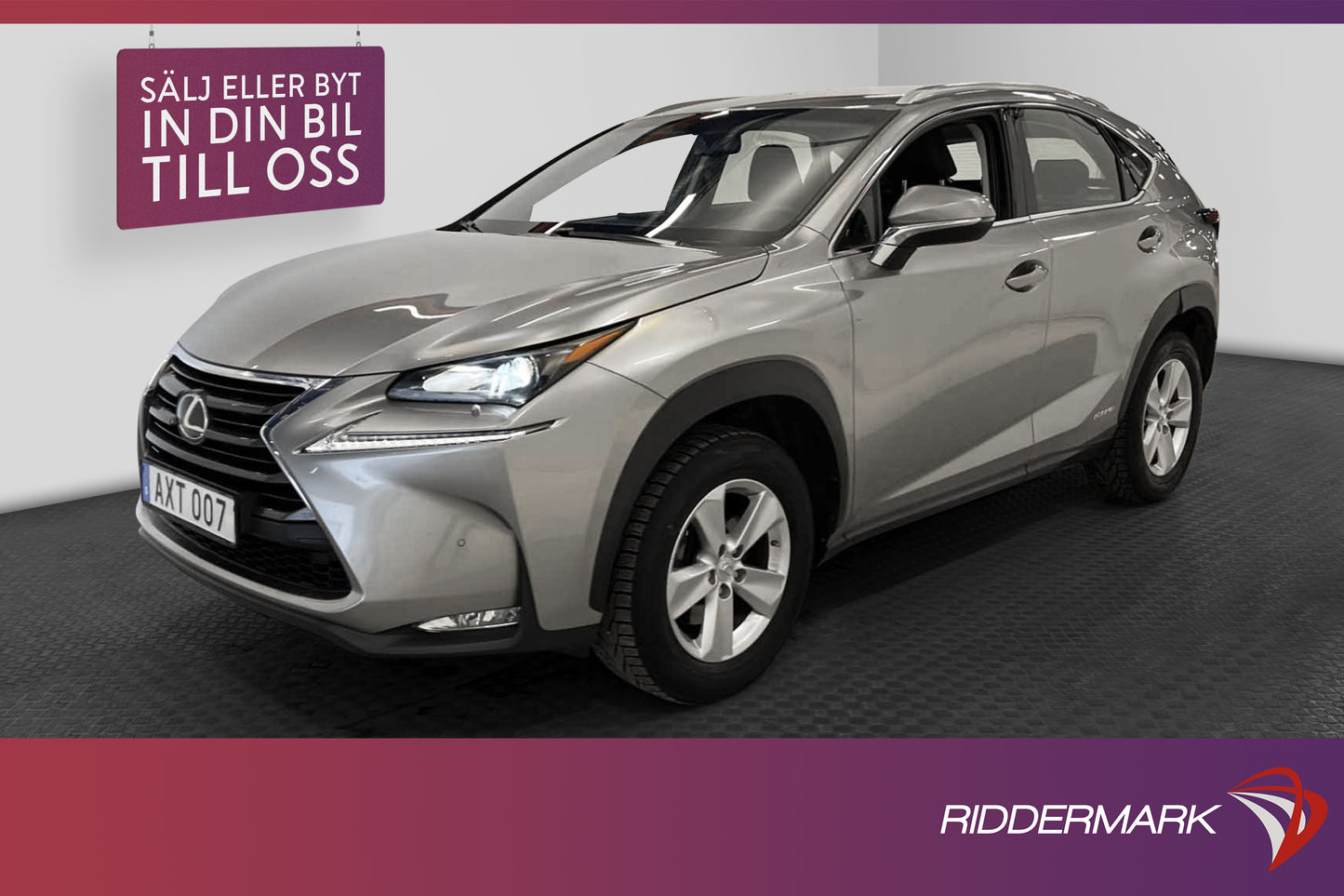 Lexus NX 300h AWD 197hk Hybrid Skinn Bkamera Drag Keyless