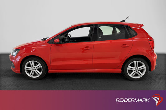 Volkswagen Polo 1.2 TSI 90hk R-Line P-sensorer 1-Äga LÅGAMIL