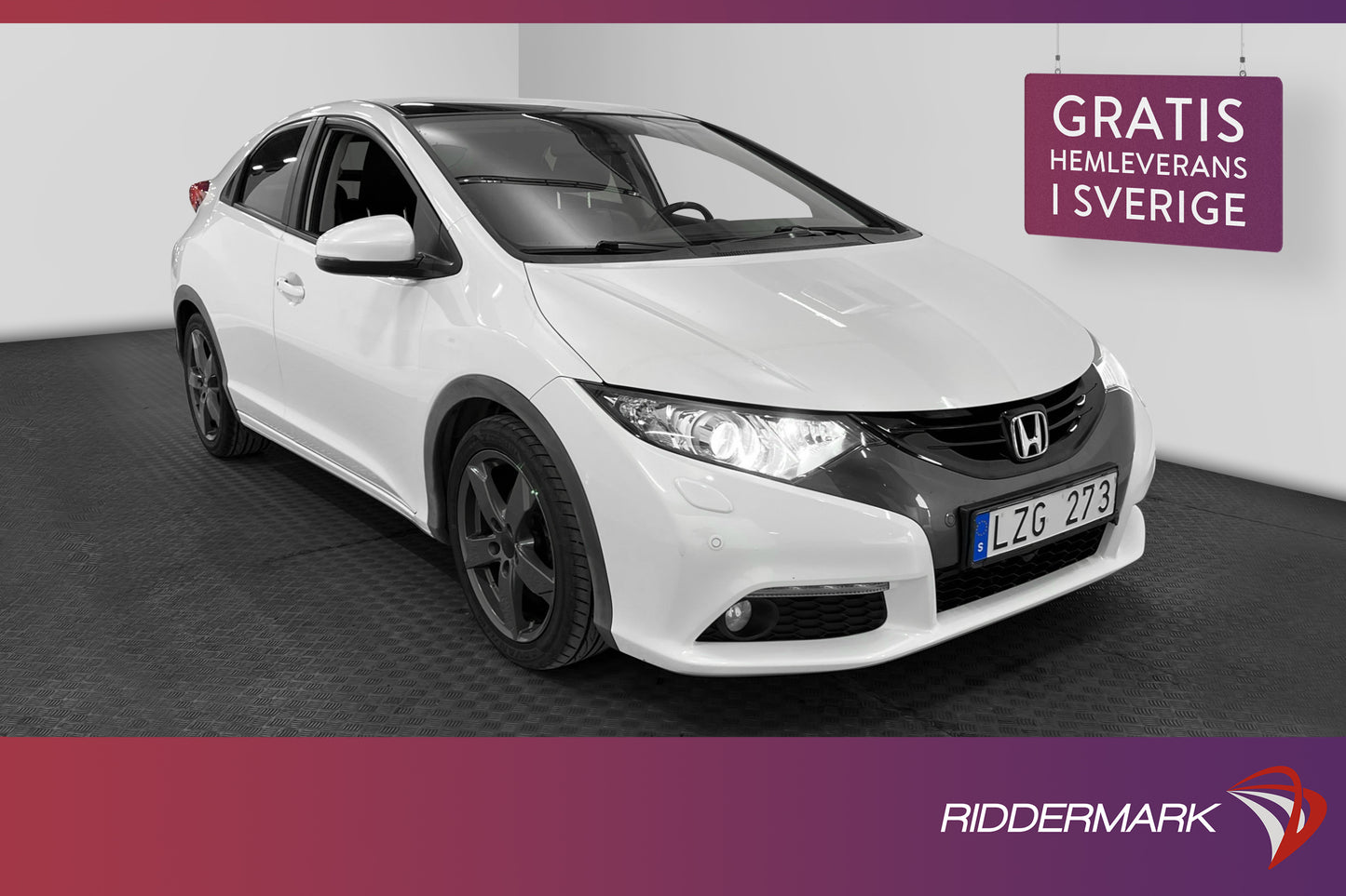 Honda Civic 1.8 i-VTEC 142hk Executive Pano Skinn B-Kamera