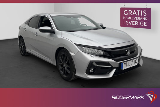 Honda Civic 1.0 126hk Elegance Kamera CarPlay Navi Välservad