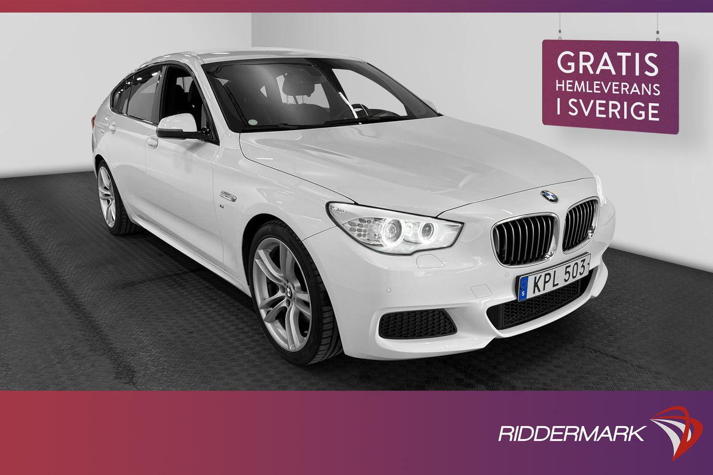 BMW 520d Gran Turismo 184hk M Sport Skinn Nyservad 0.55L/Mil