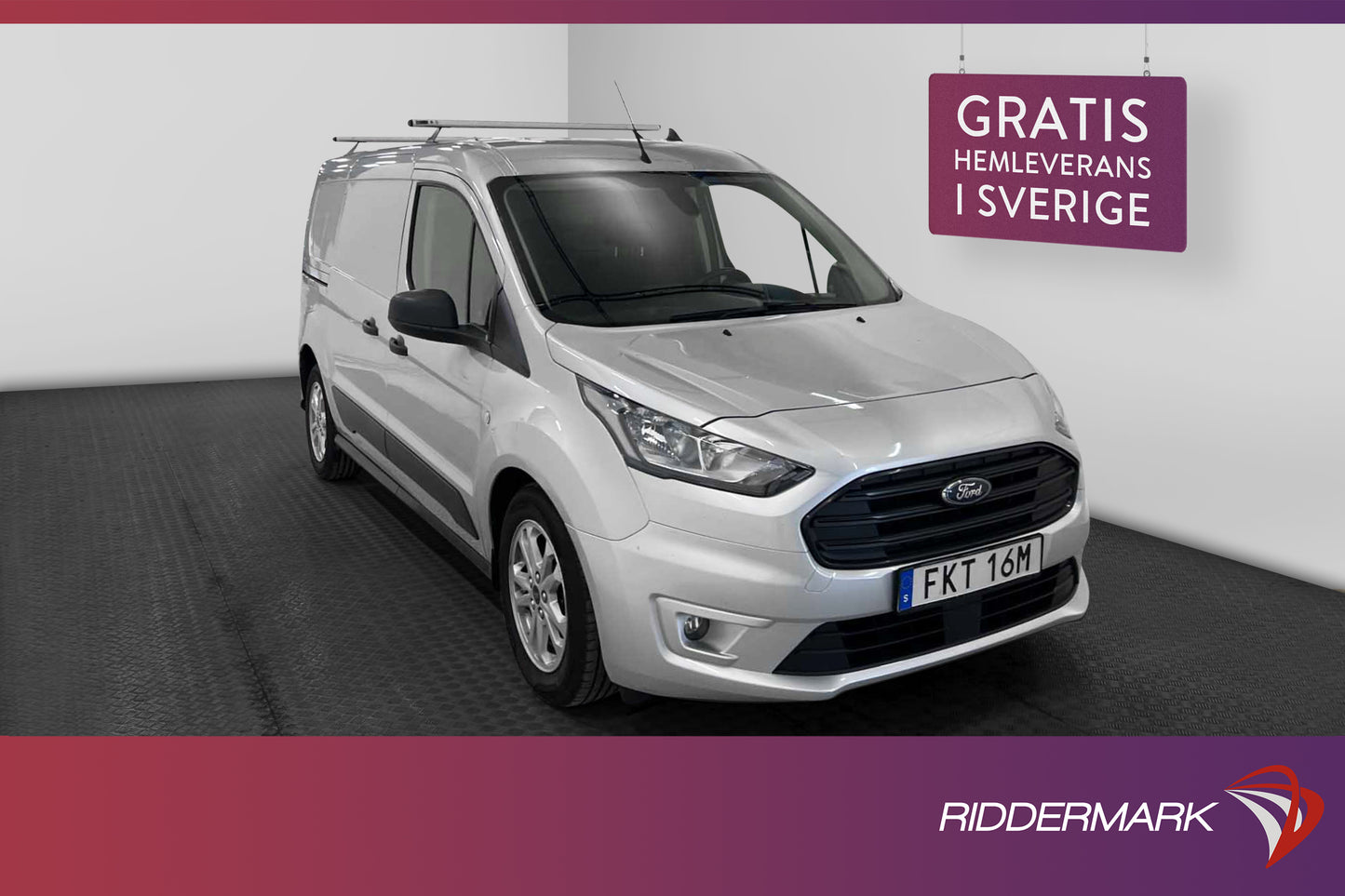 Ford Transit Connect 1.5Eco Automat LWB V-Inr Värmare Moms