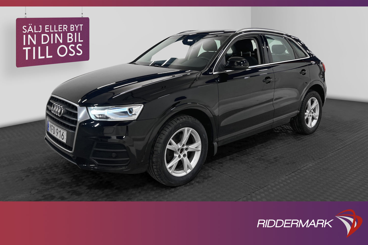 Audi Q3 2.0 TDI Quattro 150hk Proline P-sensorer Nybesiktad