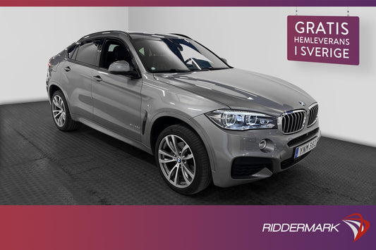 BMW X6 xDrive40d 313hk Innovation M Sport H/K Skinn Taklucka