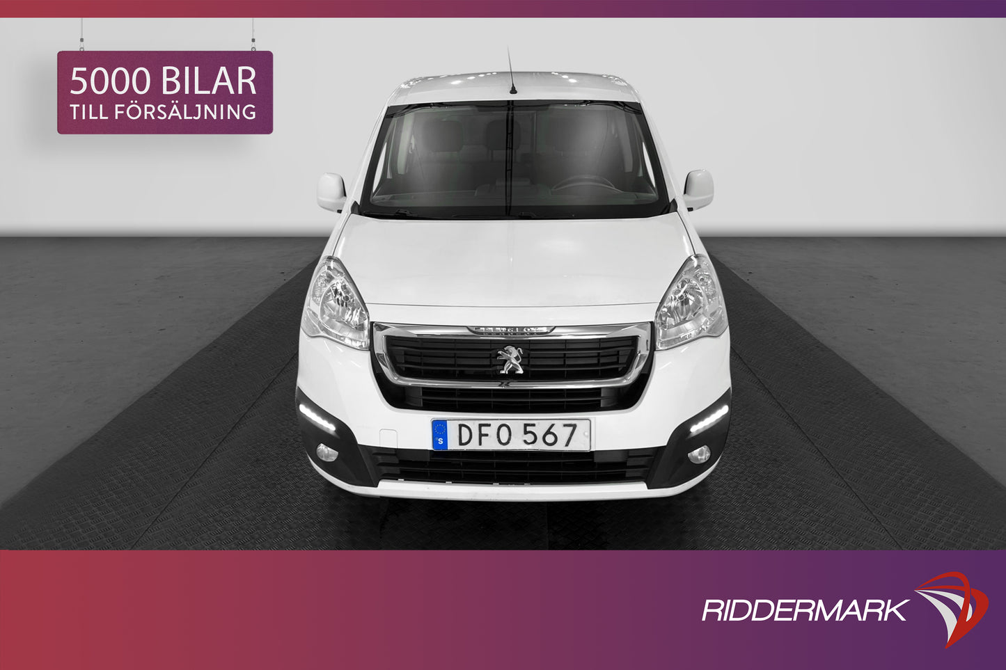 Peugeot Partner L2 1.6HDi 99hk PDC Nyservad 0.42l/Mil Moms