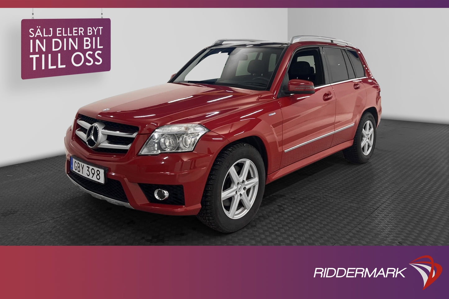 Mercedes-Benz GLK 170hk 4MATIC Pano Drag Bluetooth