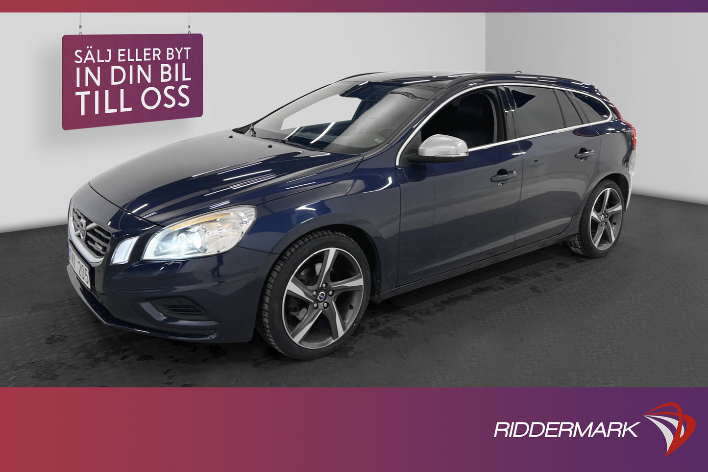 Volvo V60 D4 163hk R-Design VOC Taklucka Värm Navi Sensorer