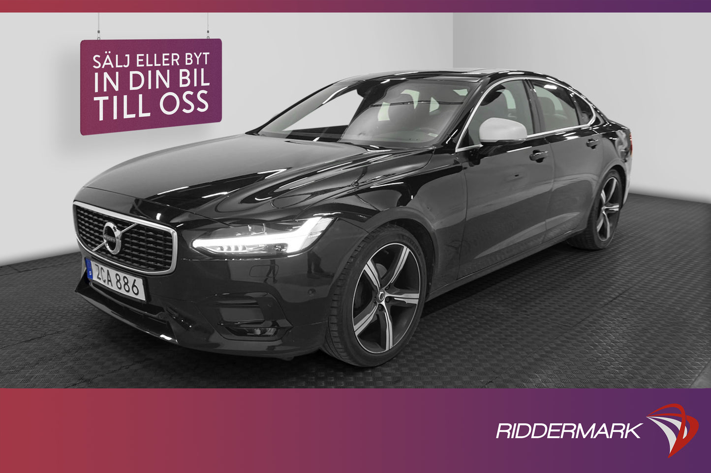 Volvo S90 D4 AWD 190hk R Design Voc D-Värm Drag Navi B-Kam