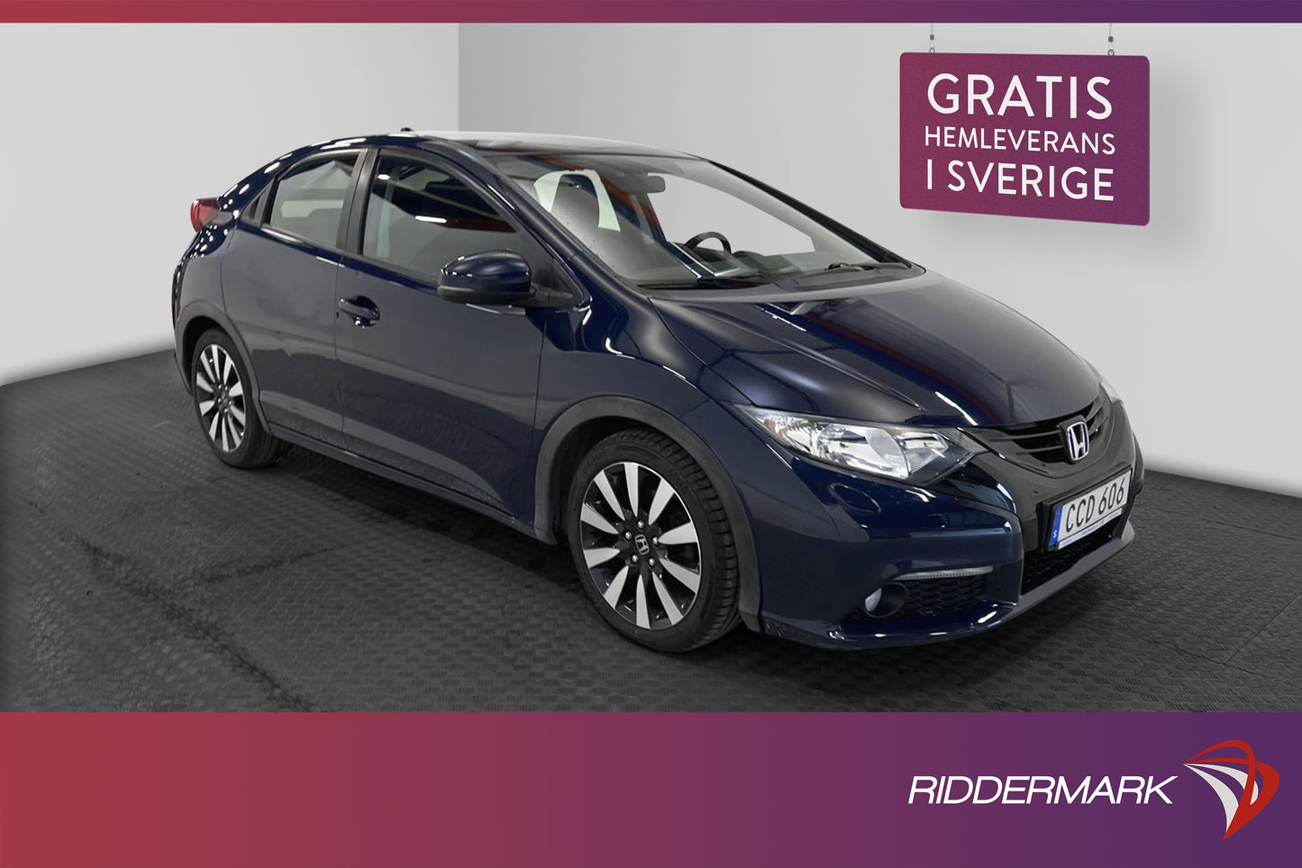 Honda Civic 1.6 i-DTEC 120hk  Backkamera Välservad 0,36l/mil