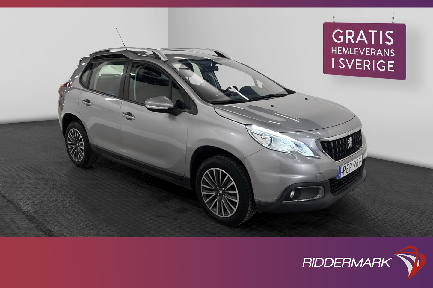 Peugeot 2008 1.2 VTi 82hk 1-brukare Euro 6 Välservad