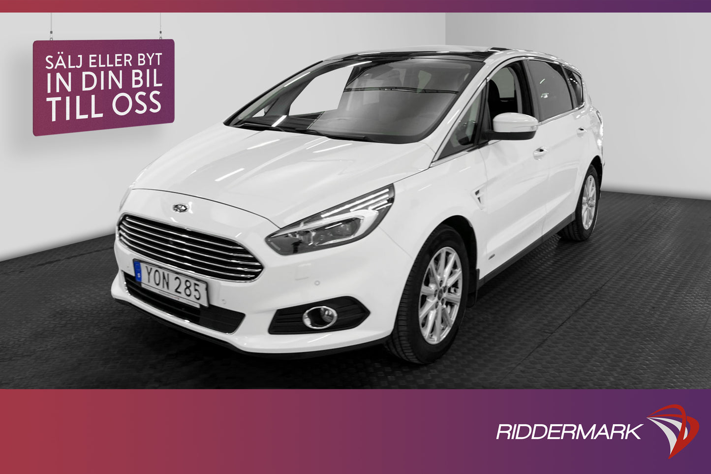 Ford S-Max 2.0 TDCi AWD 180hk 7 Sits Pano D-Värm Navi Drag