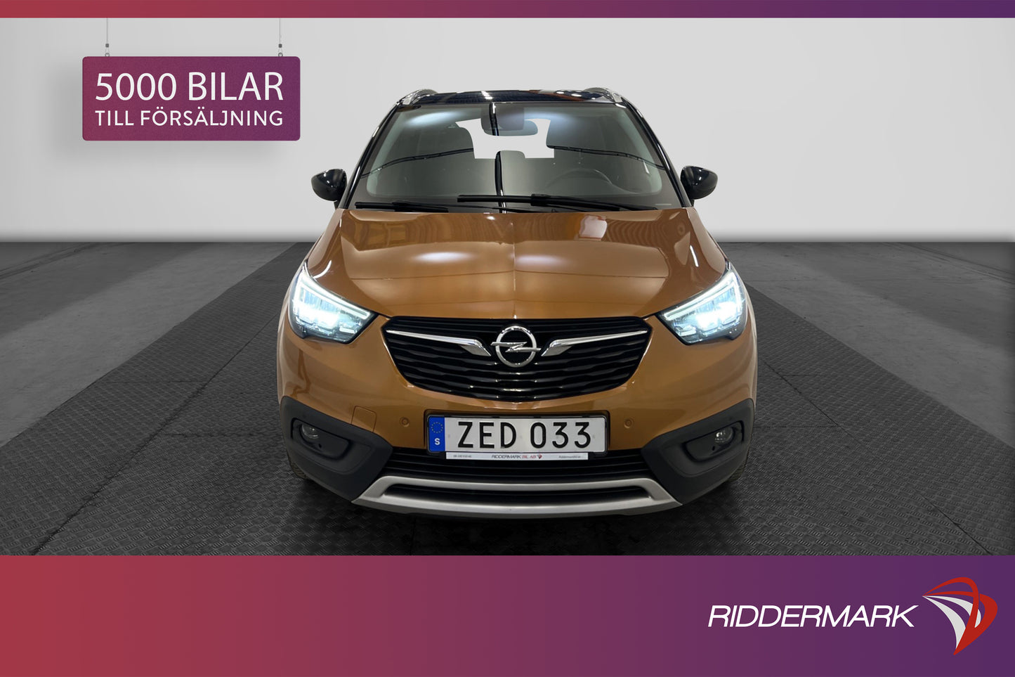 Opel Crossland X 1.2 Turbo 110hk Pano Navi 360-Kam Låg Skatt