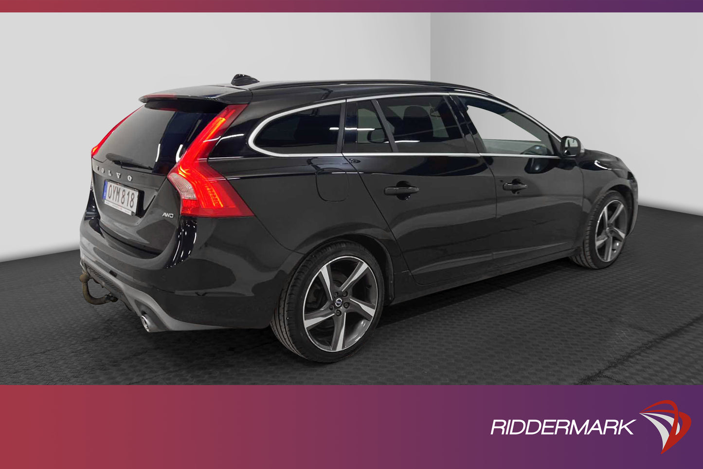 Volvo V60 D4 AWD 190hk R-Design Skinn Navi T-lucka VOC Drag