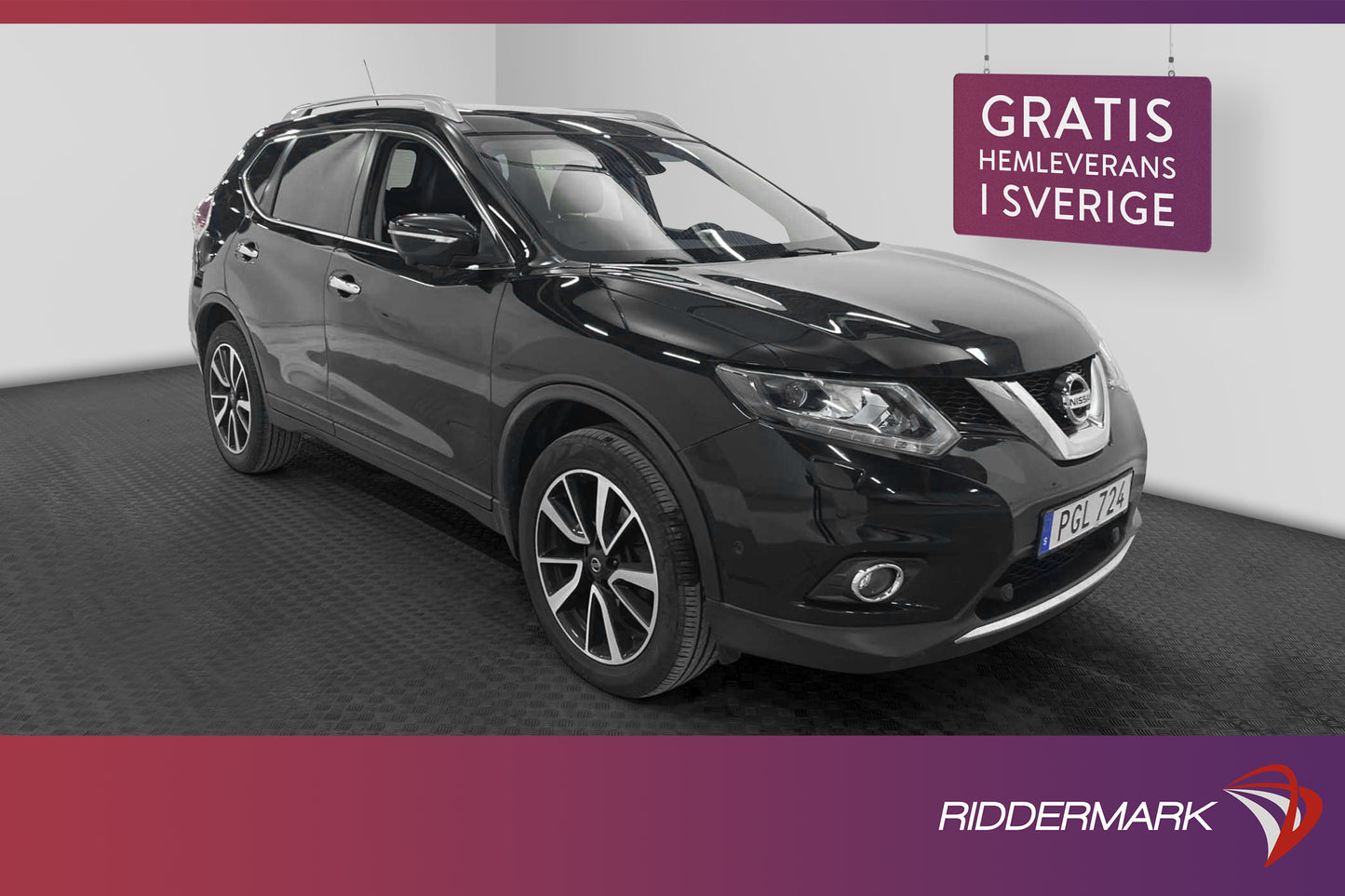 Nissan X-Trail 2.0 dCi 177hk 4X4 TEKNA 7-sits Navi  360°