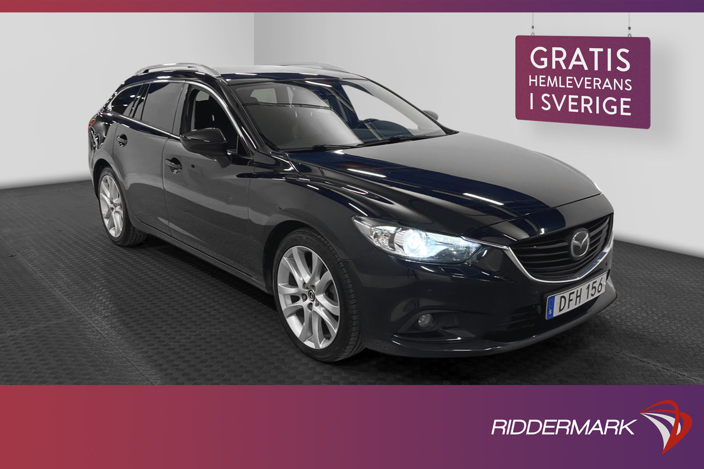 Mazda 6 SKYACTIV 2,2 175hk M-Värm Navi B-Kamera Skinn BOSE