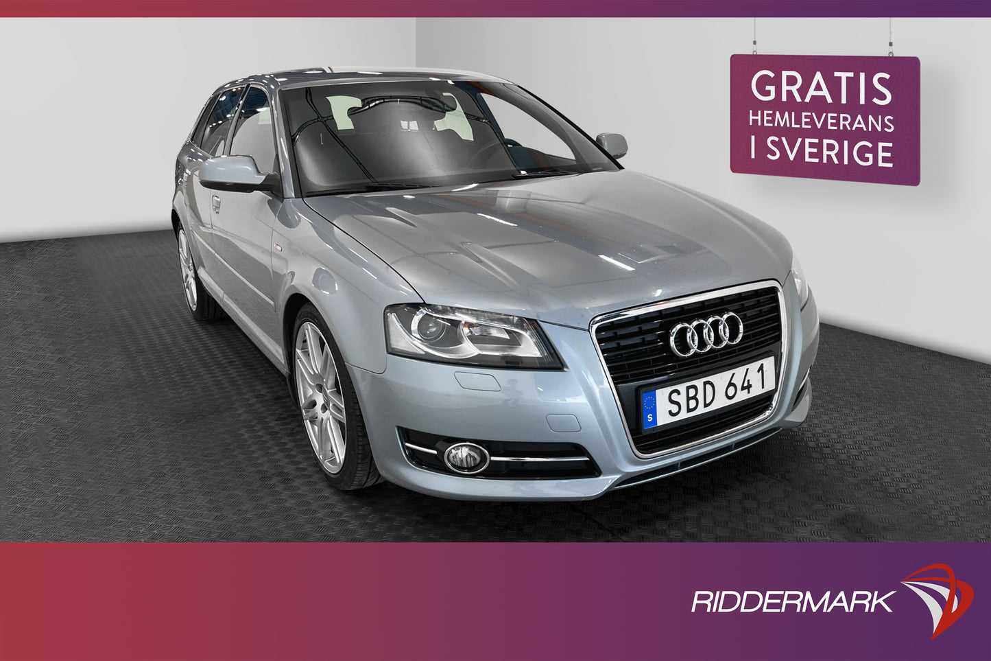 Audi A3 2.0 TDI S Tronic 140hk S-Line Värmare Bose Välservad