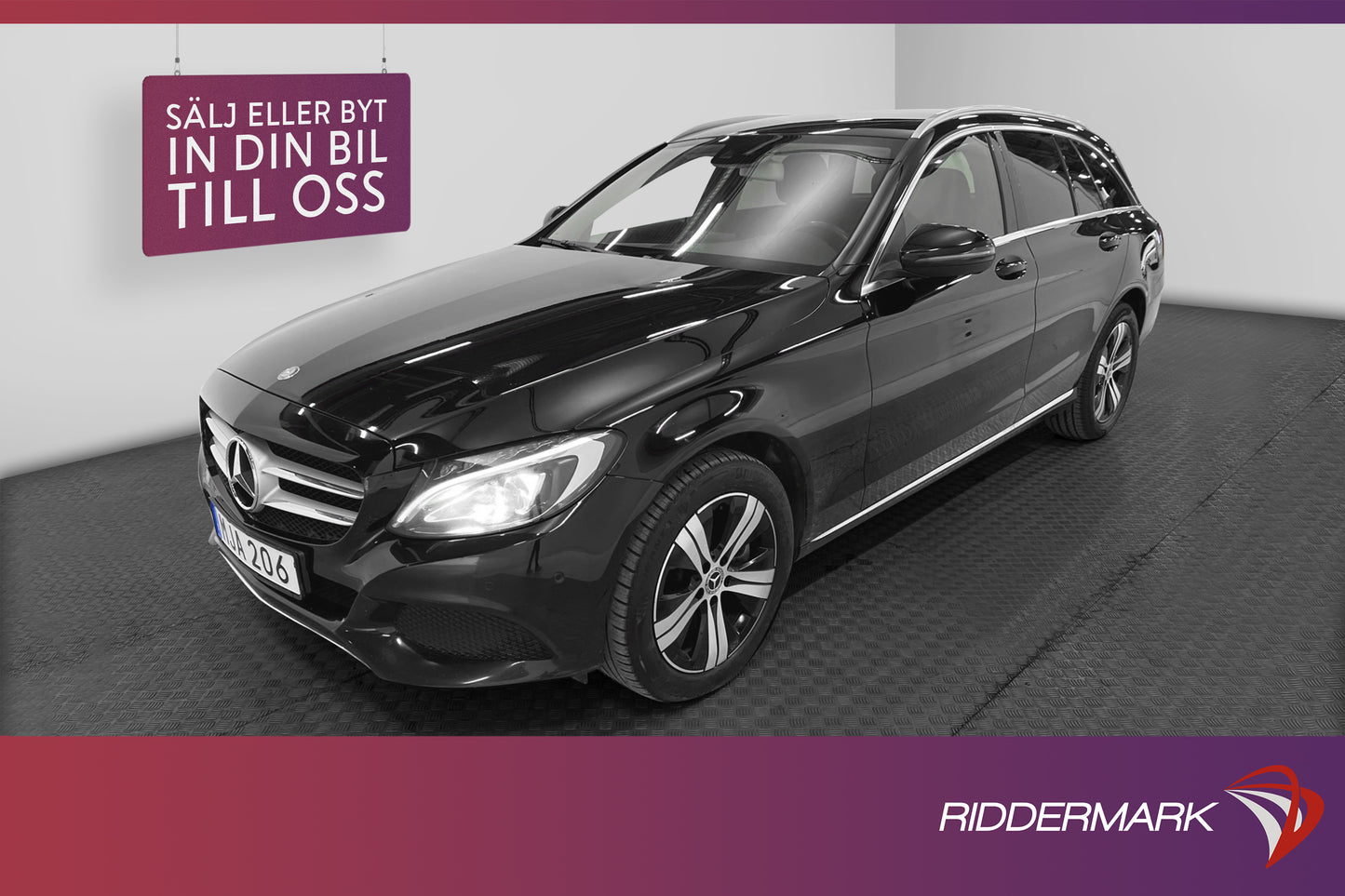 Mercedes-Benz C 250 T d 4M 204hk H-Skinn Dragkrok 0,44L/Mil