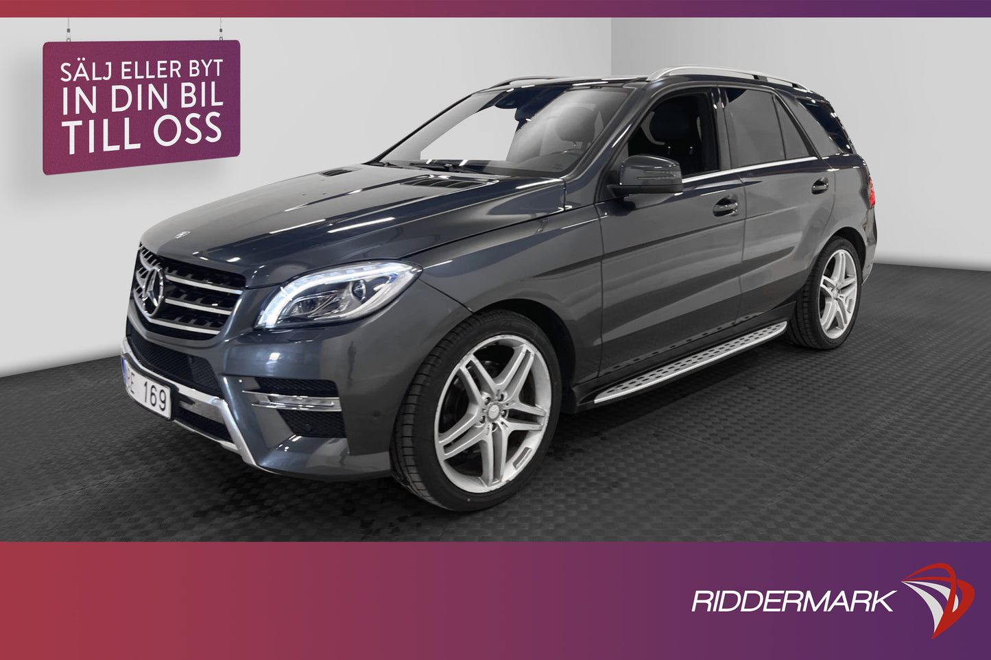 Mercedes-Benz ML 350 4M 258hk AMG Pano Drag Nightview Luftfj