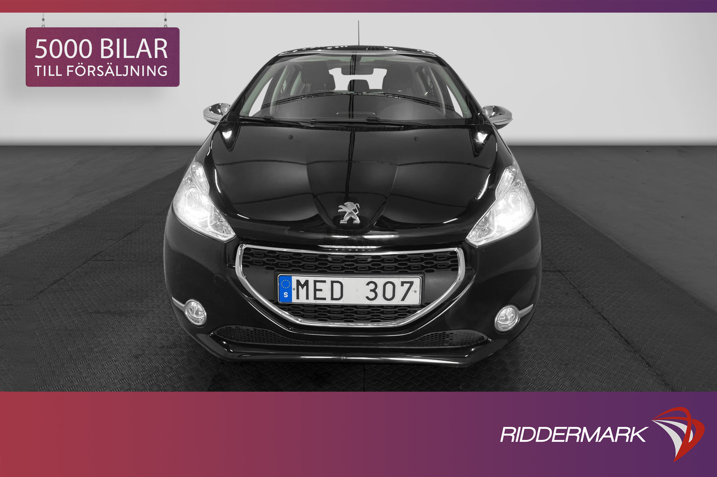 Peugeot 208 1.2 VTi 82hk Pano Sensorer 2-Brukare 0.45L/Mil