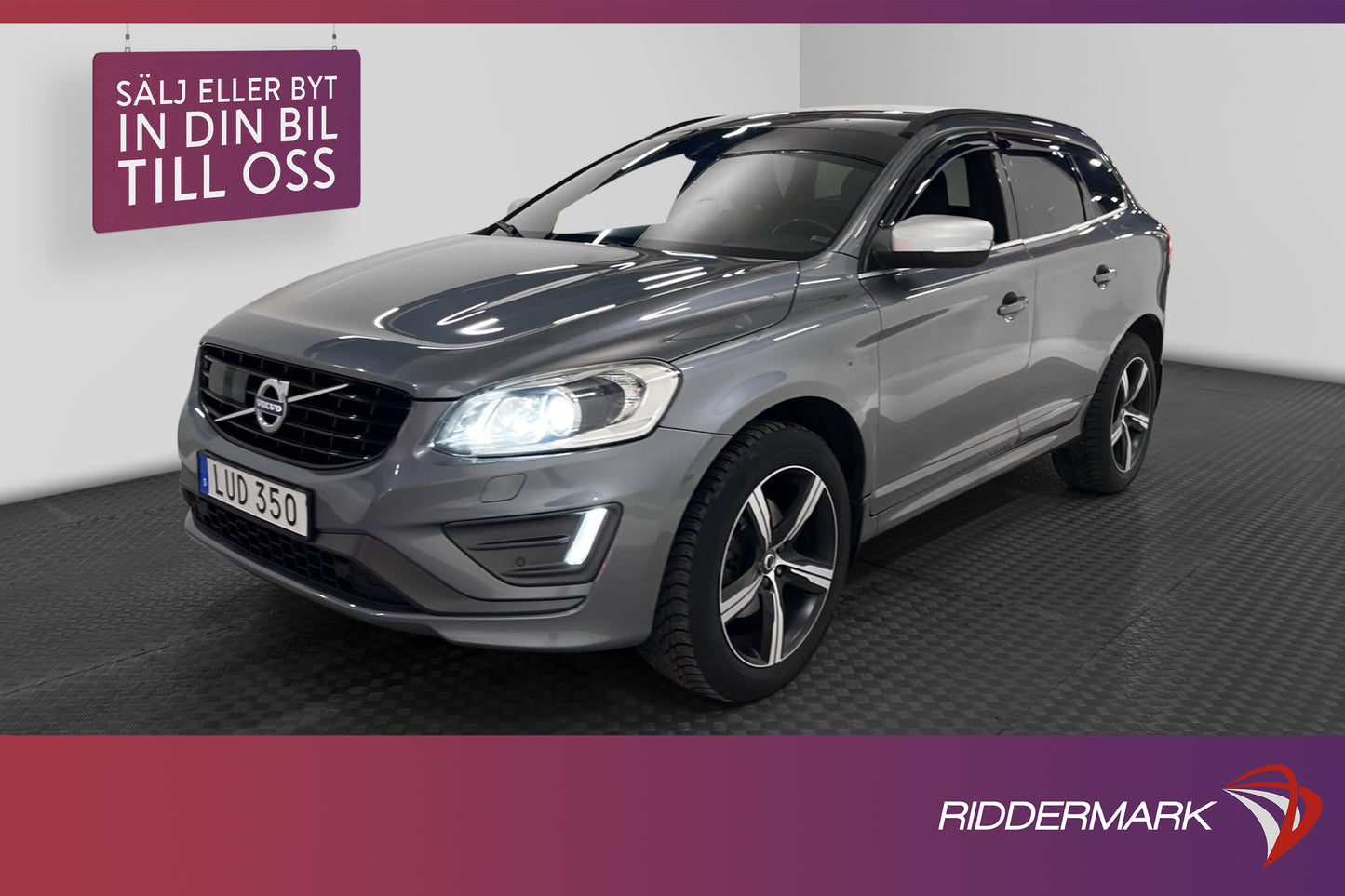 Volvo XC60 D4 190hk AWD R-Design VOC B-kamera D-värm