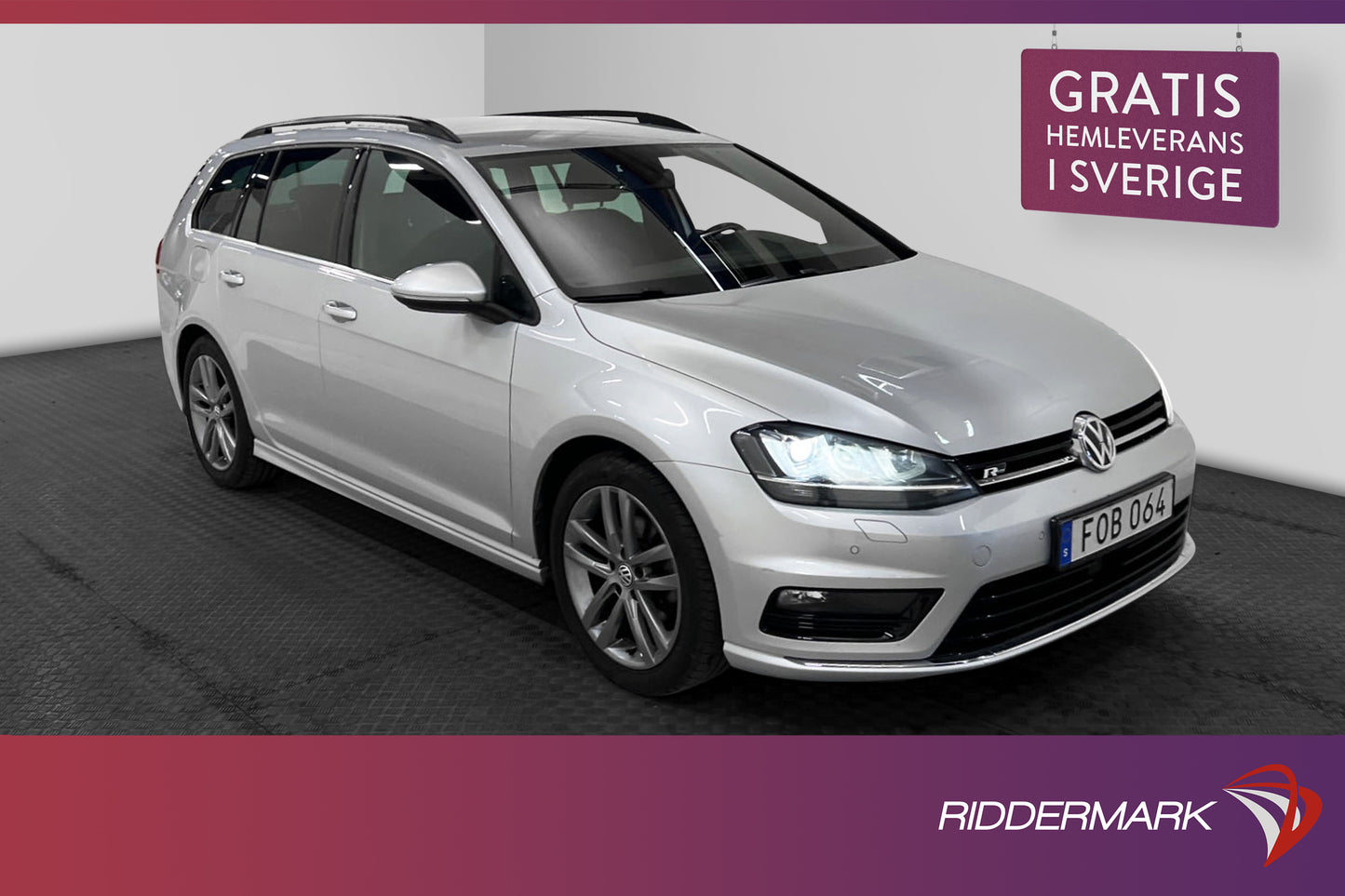 Volkswagen Golf 2.0 TDI 4M 150hk   R-line Värmare Drag 1-Äga