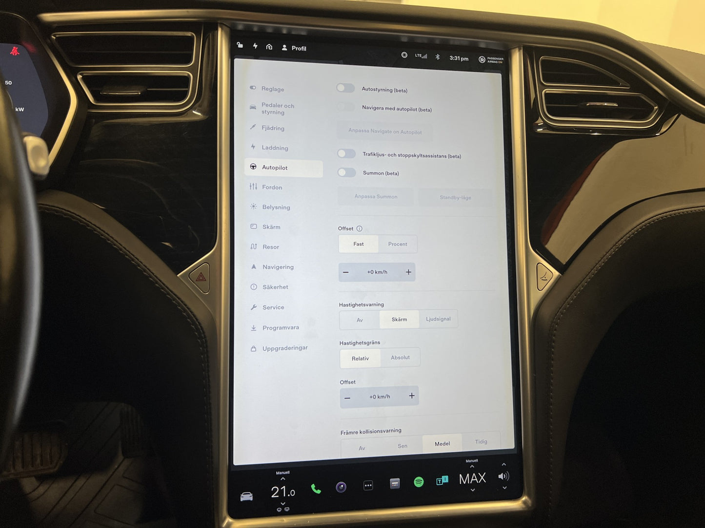 Tesla Model S 75 320hk Svensksåld Autopilot MOMS