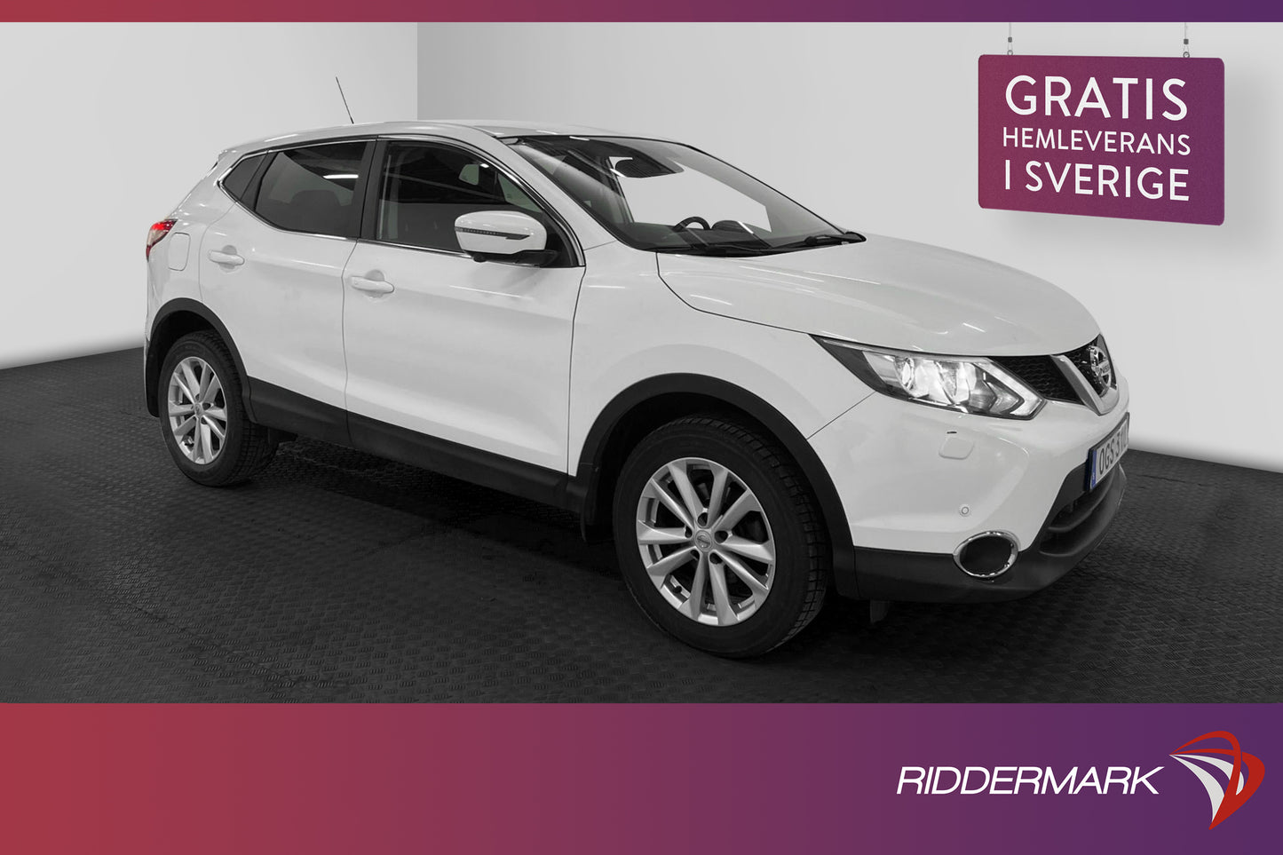 Nissan Qashqai 1.2 115hk Keyless 360° P-sensorer Navi 2 Bruk