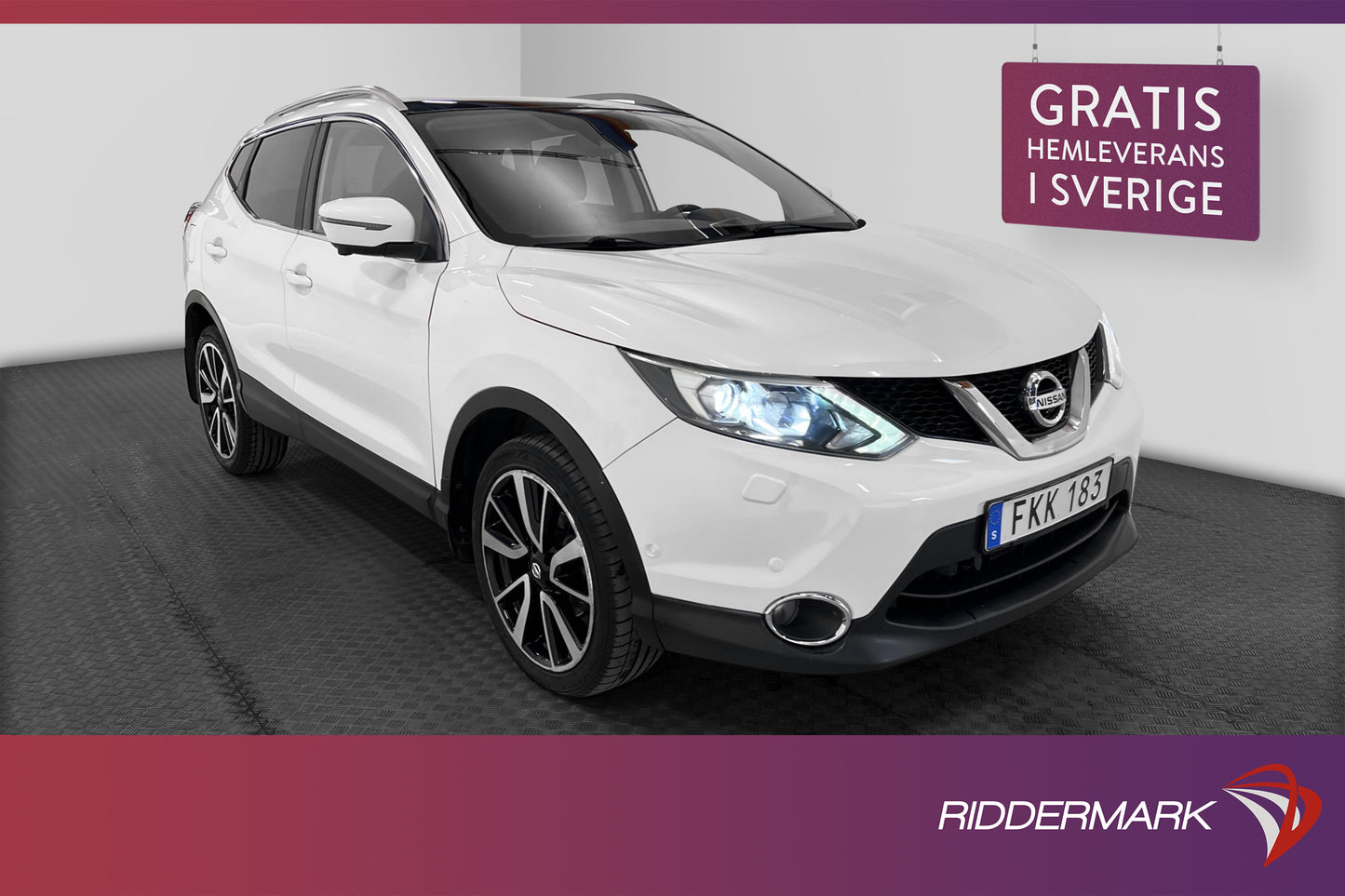 Nissan Qashqai 1.6 dCi 130hk Tekna Pano 360º Kamera Navi