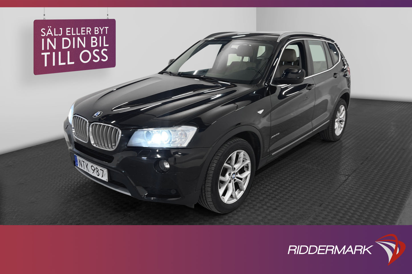 BMW X3 xDrive35i Steptronic 306hk Skinn Navigation Dragkrok