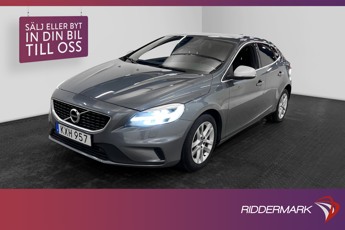 Volvo V40 D3 150hk R-Design VOC Värmare Kamera Navi