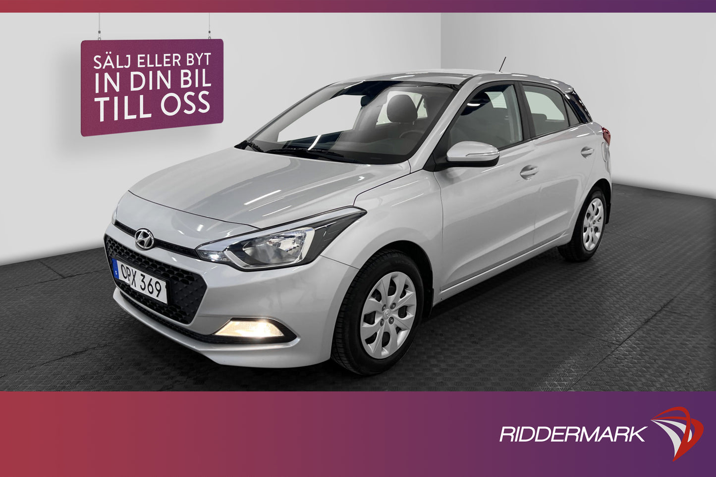 Hyundai i20 5-dörrar 1.2 84hk Comfort En-brukare Välservad