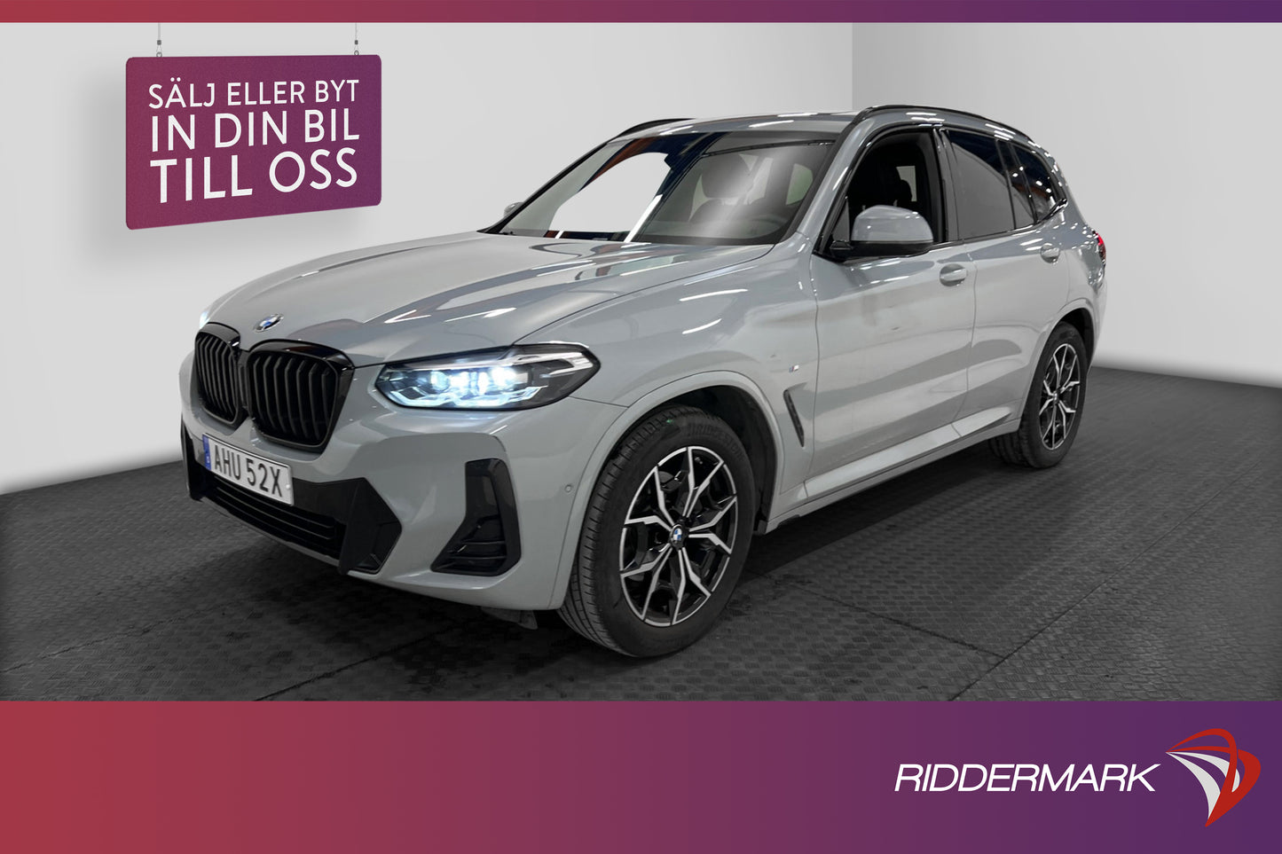 BMW X3 xDrive20d 190hk M Sport Pano HiFi Skinn Kamera Winter