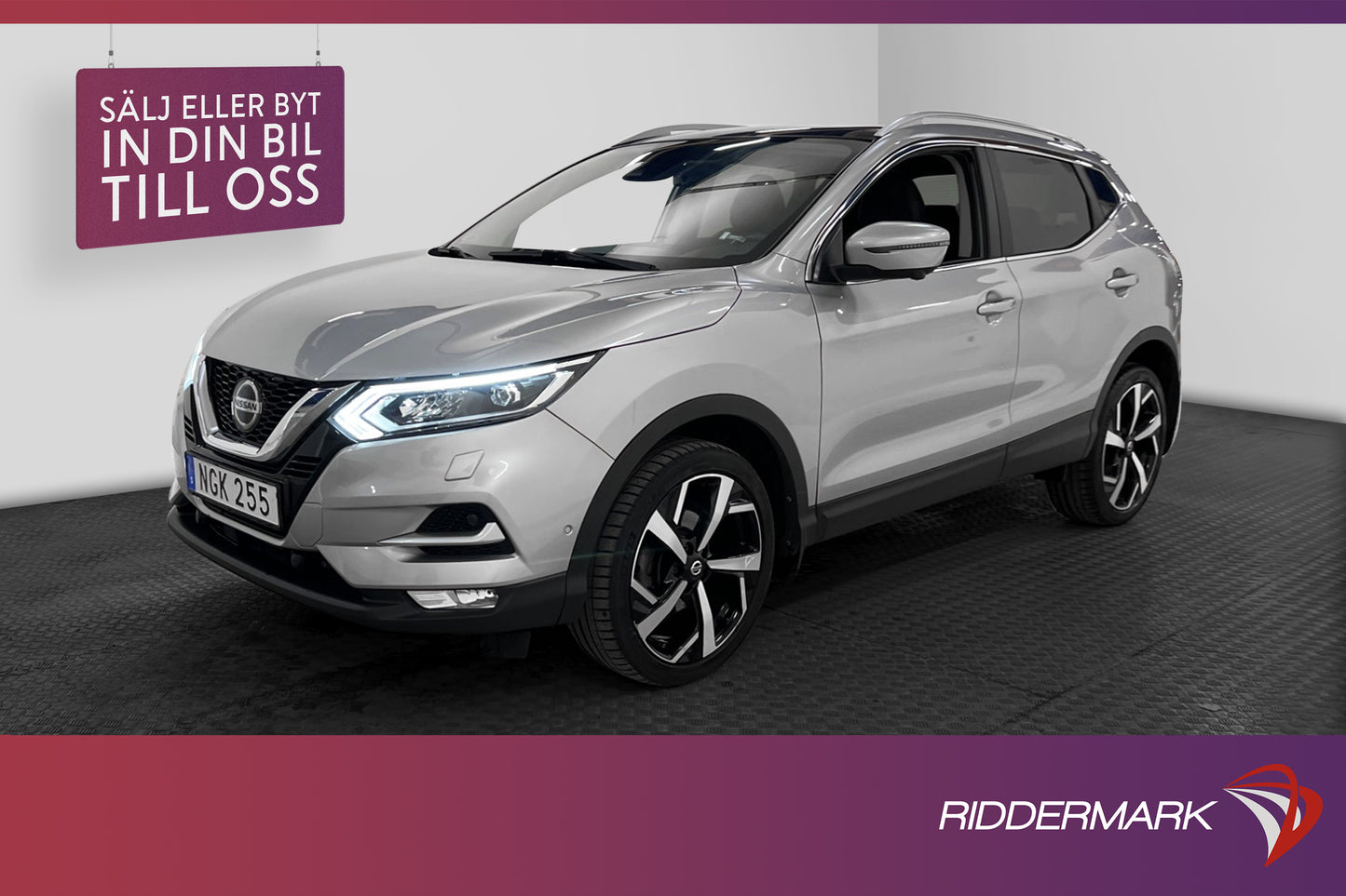 Nissan Qashqai 1.2 DIG-T 115hk Tekna Pano 360° Navi Drag