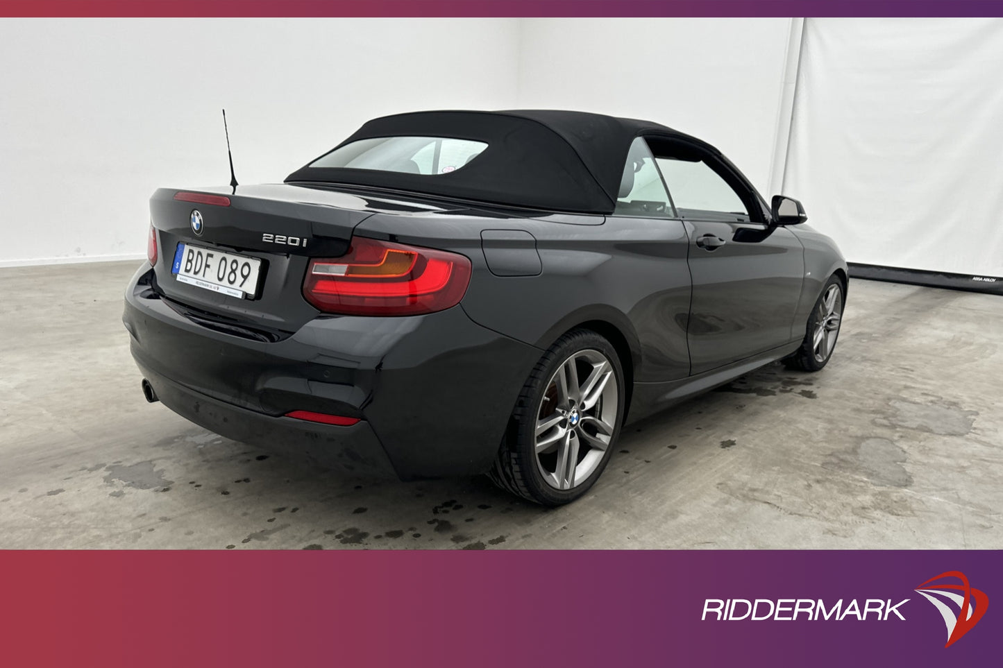 BMW 220 i Convertible 184hk M Sport H/K Skinn Kamera Navi