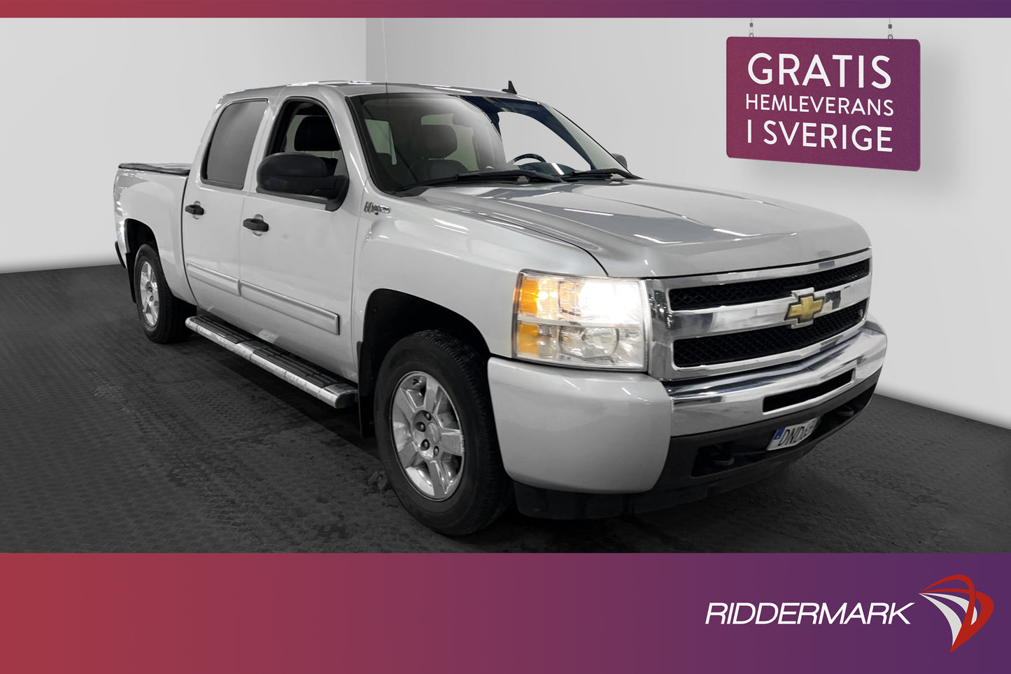 Chevrolet Silverado 6.0 V8 Hybrid 4WD Dragkrok Skinn MOMS