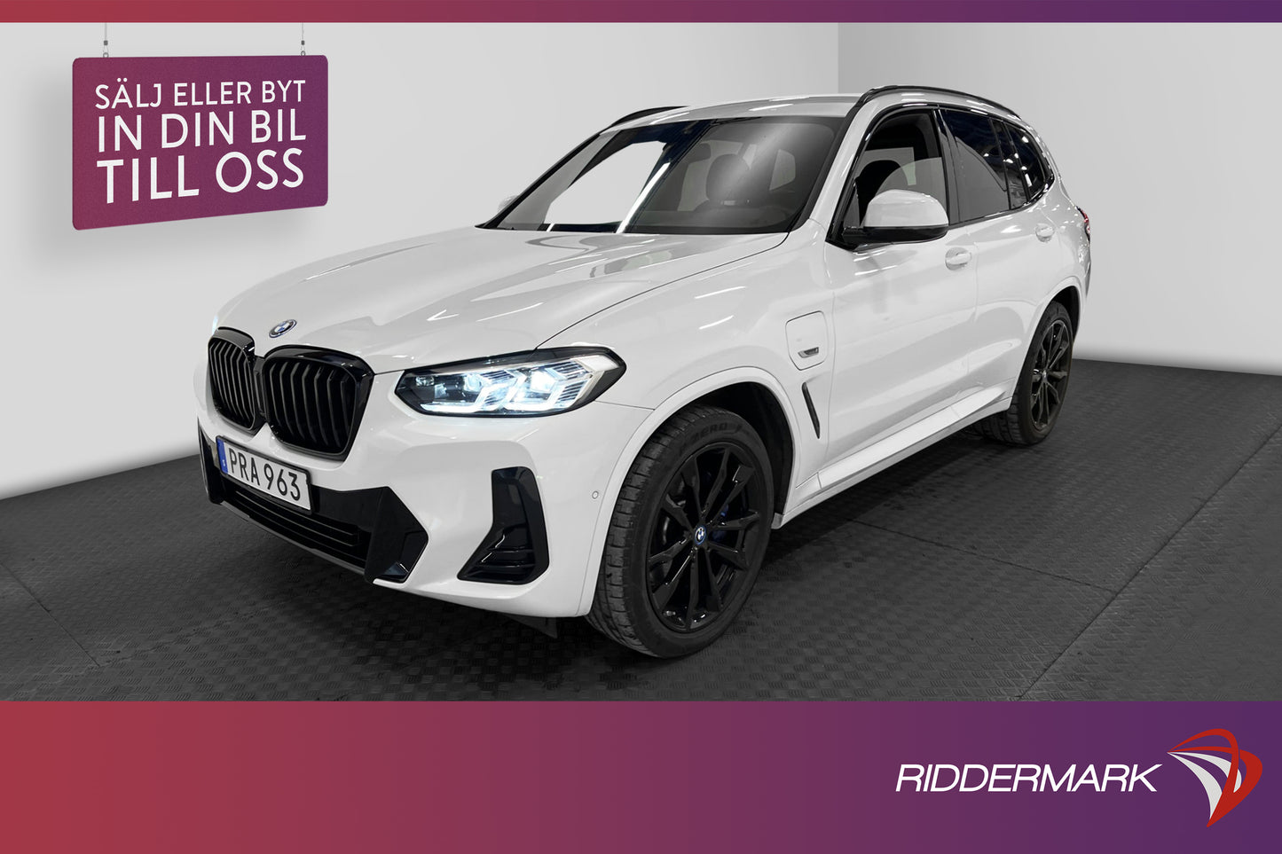 BMW X3 xDrive30e 292hk M Sport HiFi Kamera Skinn Drag MOMS