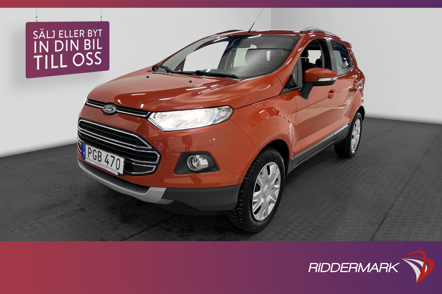 Ford EcoSport 1.0 EcoBoost Titanium Plus Sensorer Halvskinn