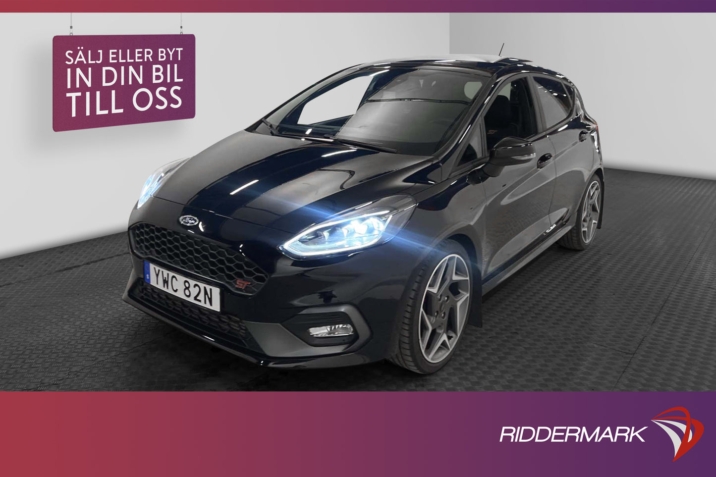 Ford Fiesta ST 200hk Panorama B&O B-Kame Navi CarPlay